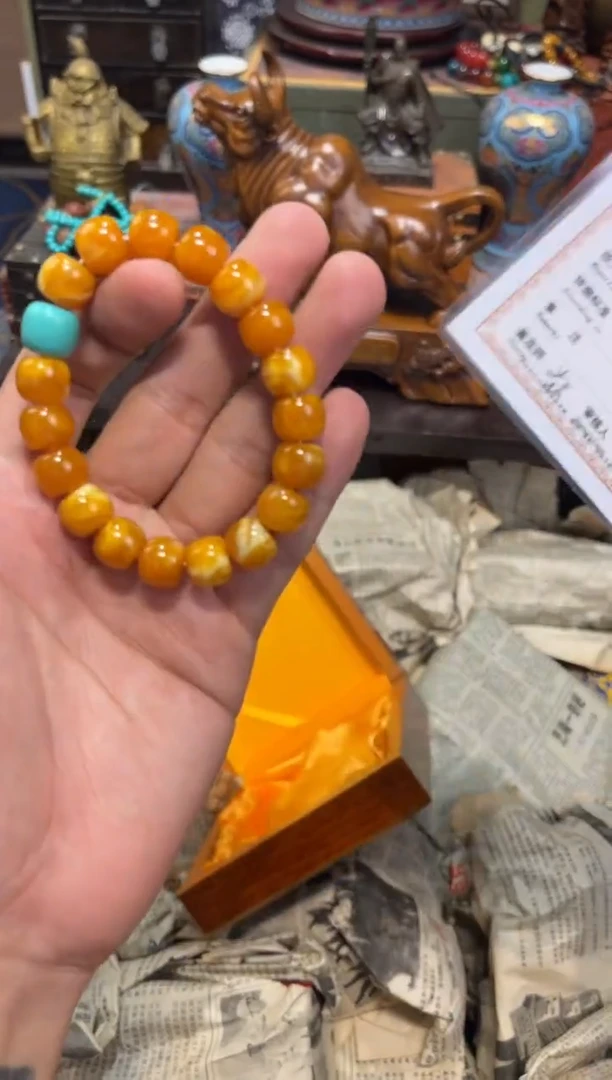 未镶嵌蜜蜡裸石E刘哥高端专属精品19