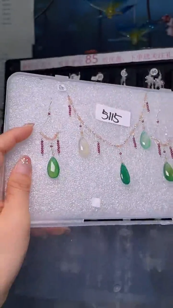 未镶嵌耳饰玛瑙/玉髓喜欢拍