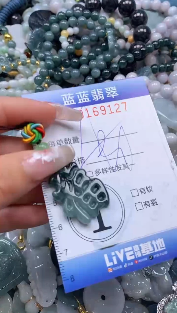 【闪购商品】翡翠颈饰未镶嵌闪购0169127多样性发其一
