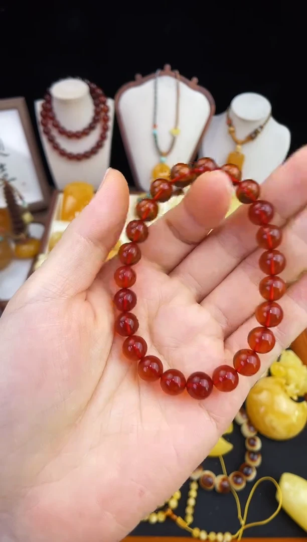 琥珀未镶嵌珠宝奇石柒月