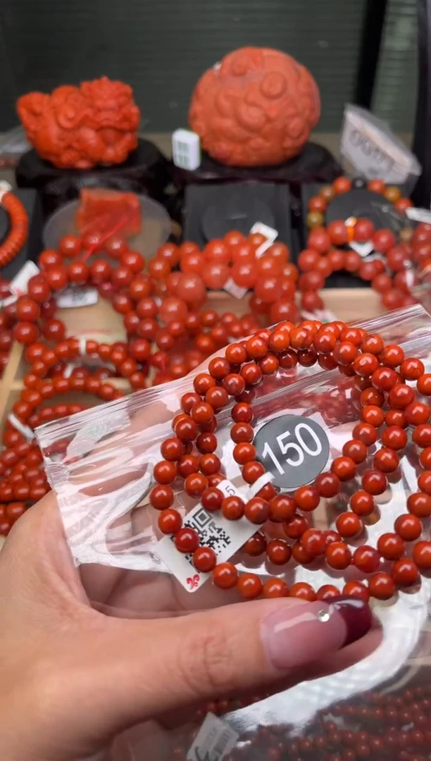 【闪购商品】南红玛瑙珠宝奇石未镶嵌150-6+