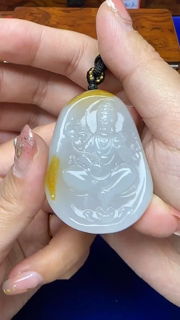 未镶嵌和田玉挂件三***丝1