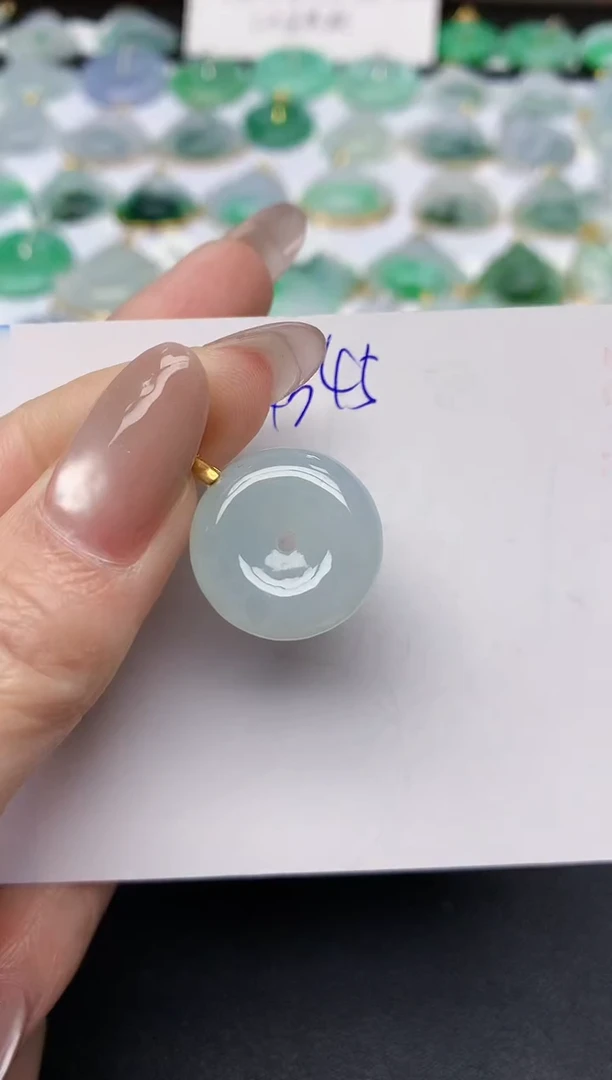 颈饰未镶嵌翡翠天然缅甸A货翡翠百元以上9元证书费自理