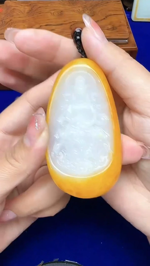 和田玉未镶嵌挂件1