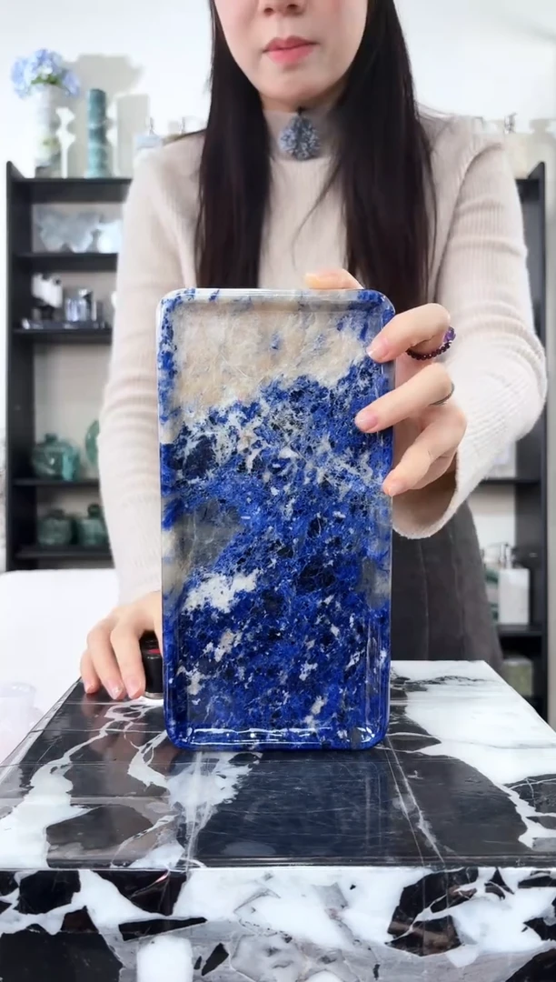 石材景泰蓝长方077