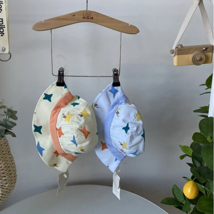 【4724】米乐熊  五彩海星盆帽