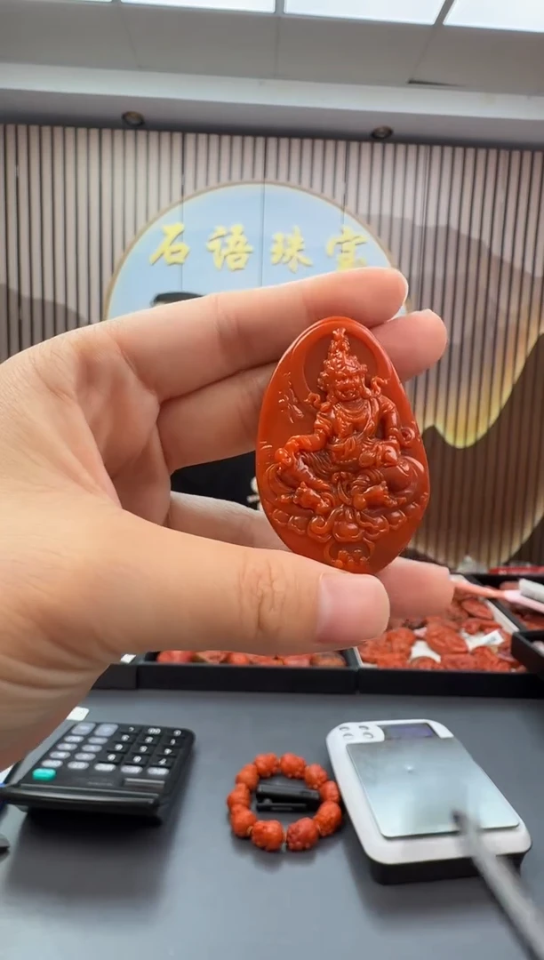 未镶嵌雕刻南红玛瑙067ZB1013产品一个