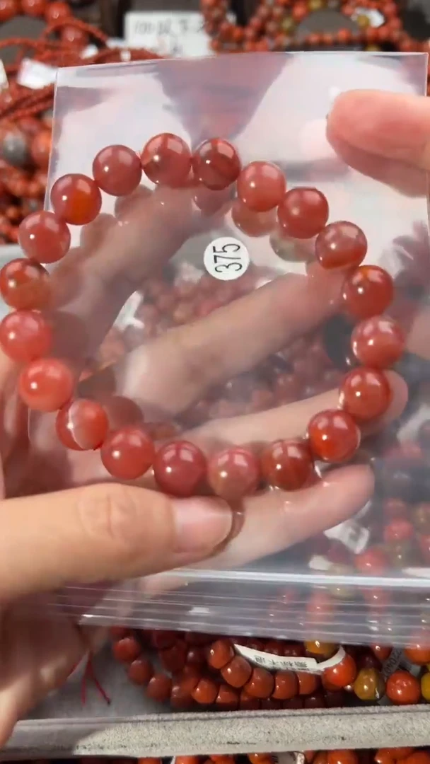 南红玛瑙手串未镶嵌11