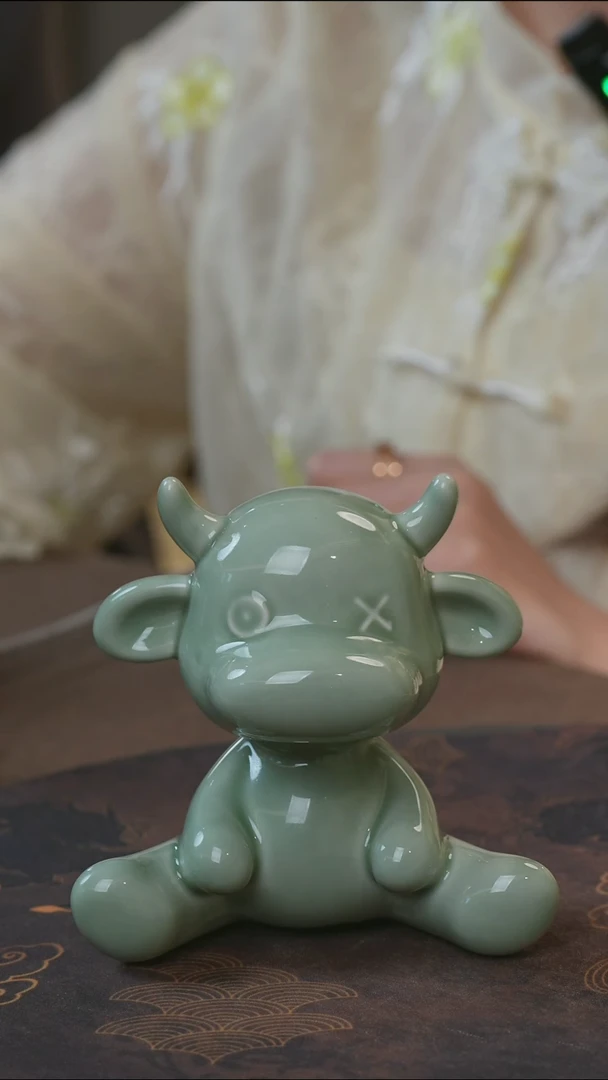 宁封柴窑龙泉生肖茶宠