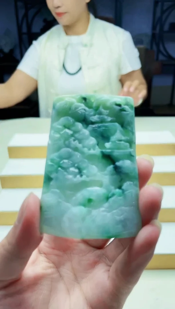 未镶嵌定制翡翠毛货09140079
