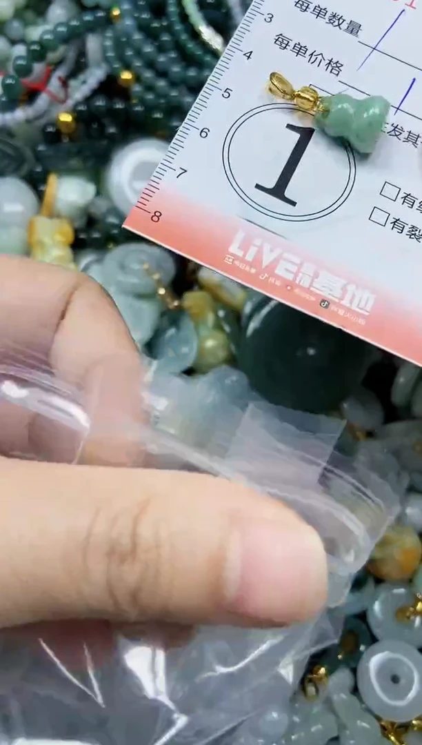 翡翠未镶嵌颈饰闪购0180034多样性发其一