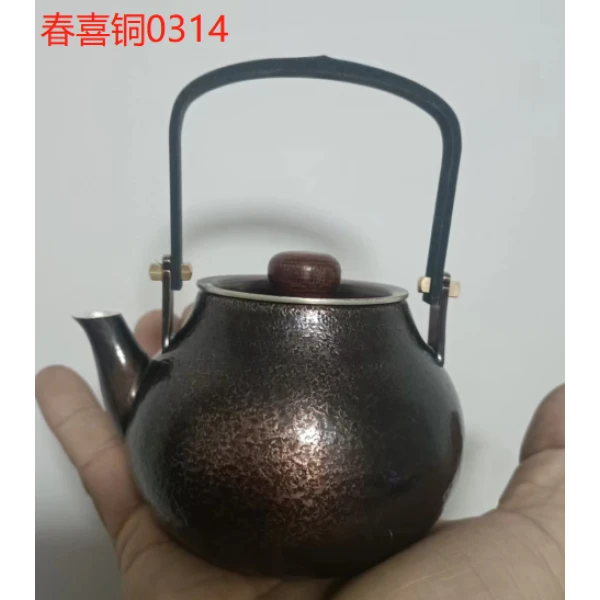 【铜拾社】电木提梁小壶(春喜铜0314)