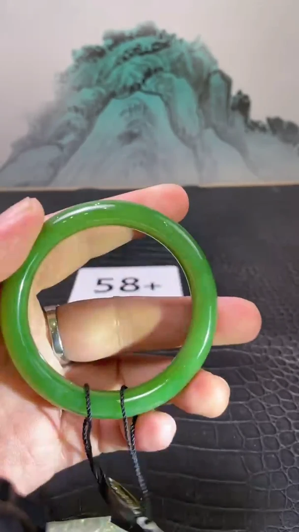 未镶嵌手镯和田玉（碧玉）静*58+