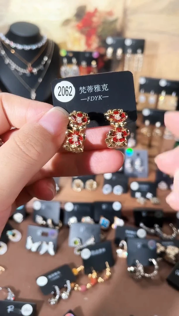 合金925银锆石梵2062