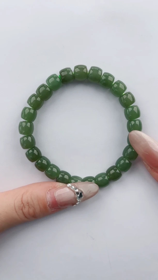 【闪购商品】和田玉手串未镶嵌555微色差T