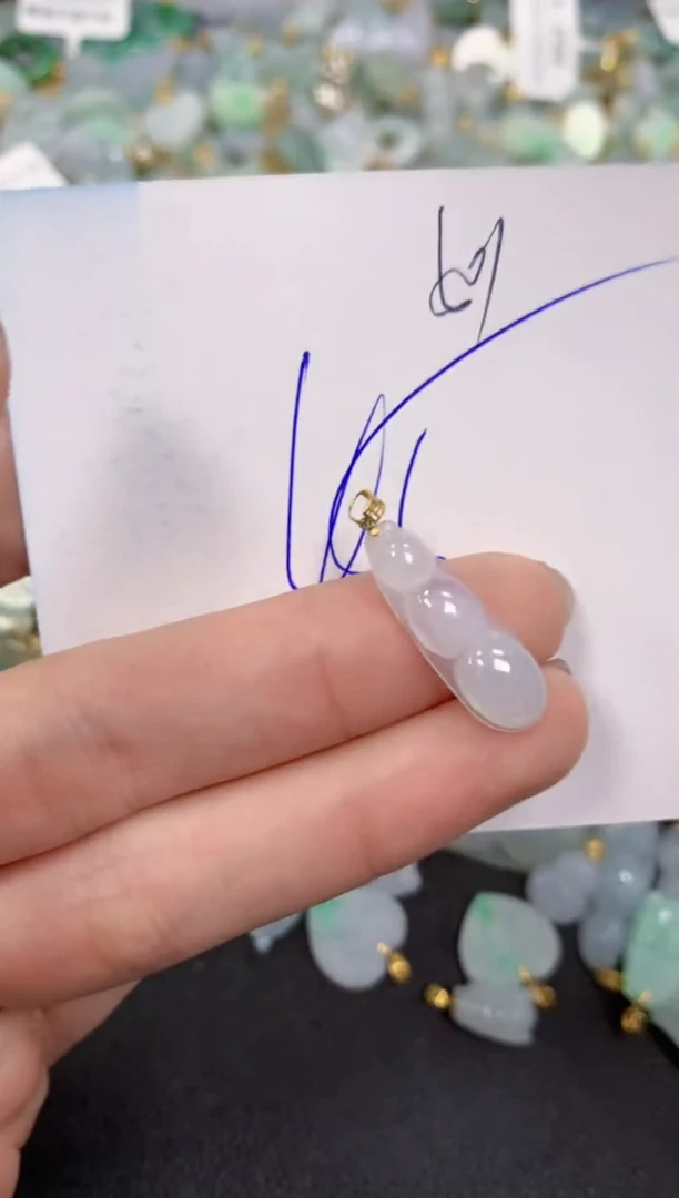 【闪购商品】翡翠颈饰18K金镶嵌 天然翡翠A货