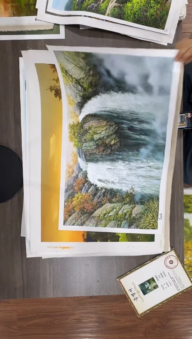 油画【40号】约50*70cm丨朝鲜原创纯手绘孤品油画丨顺丰包邮