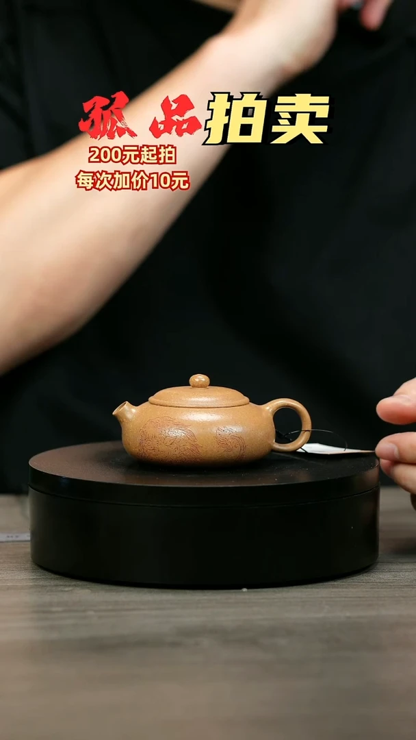 茶壶紫砂C*H2098陈春芬段泥万狮如意