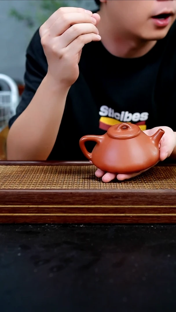 茶壶紫砂ZQ朱泥子冶