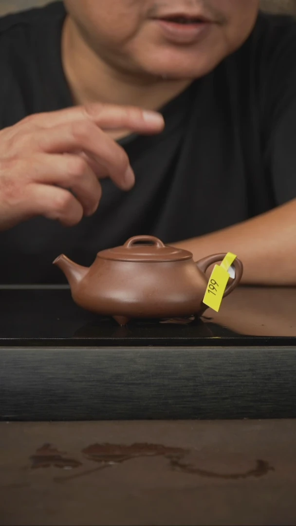 茶壶紫砂04，喜瓢，老紫泥，180cc