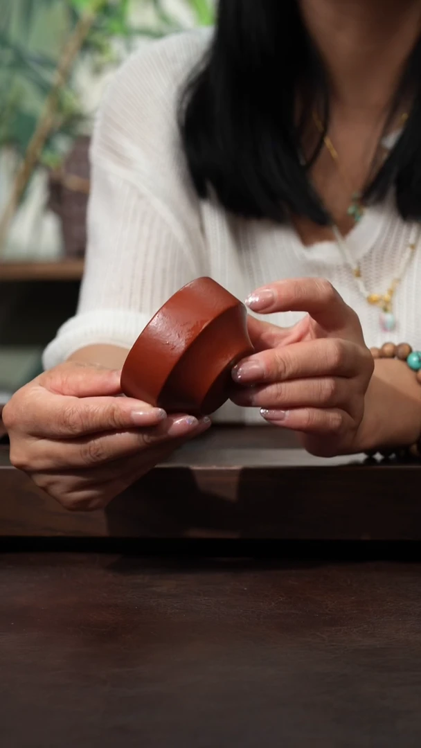茶壶紫砂朱泥全手小杯