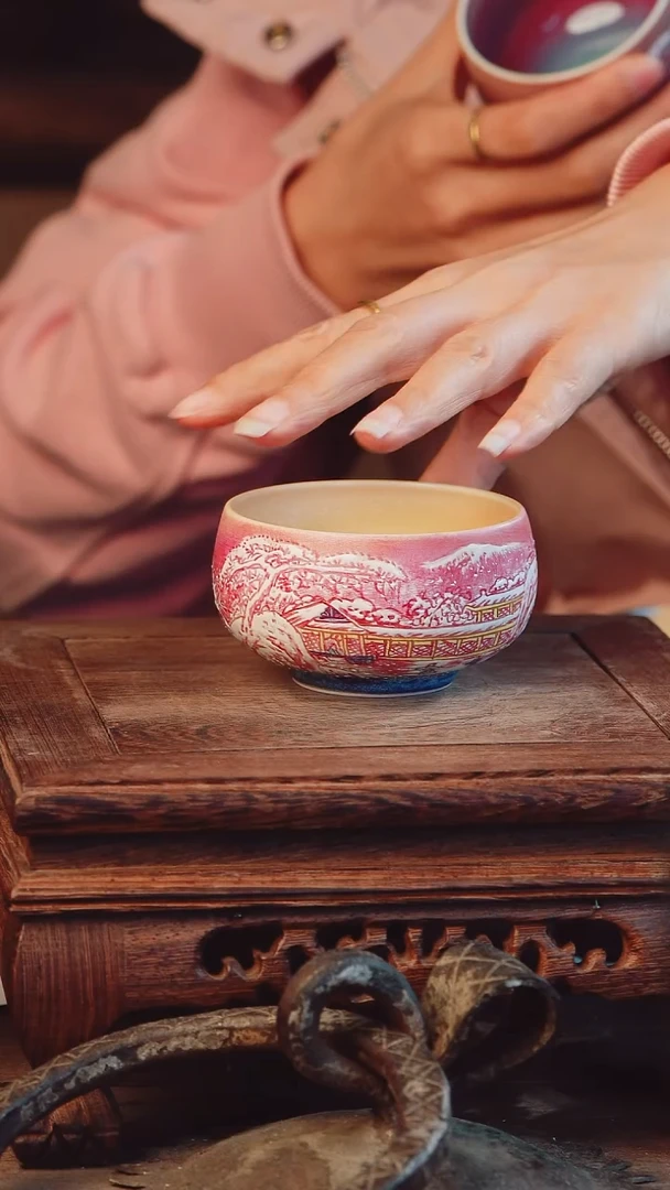 艺然堂手工手绘茶器