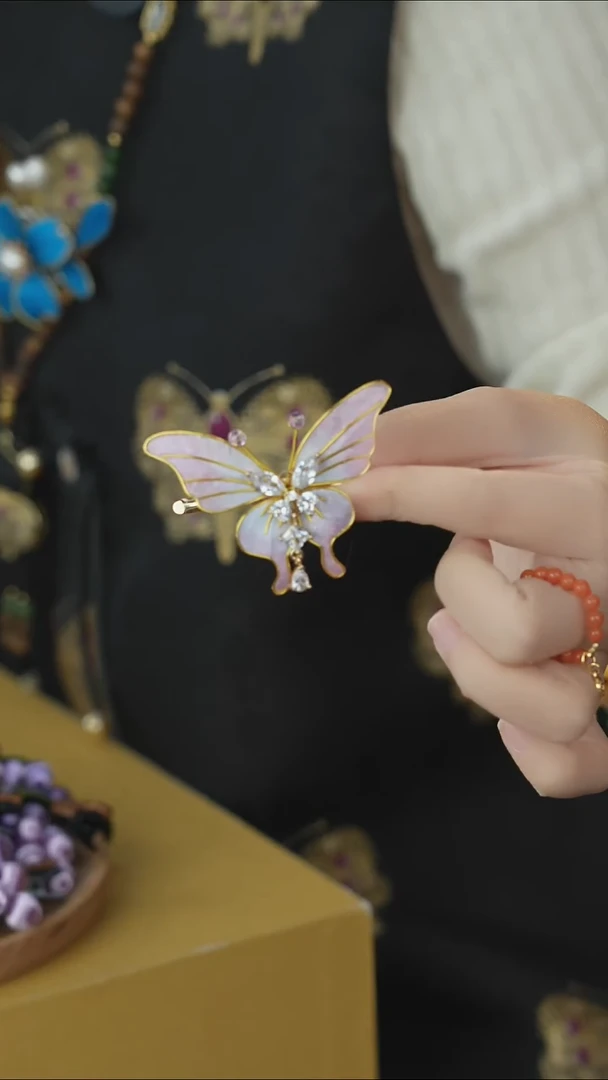 刺绣闪购纯手工非遗国风饰品