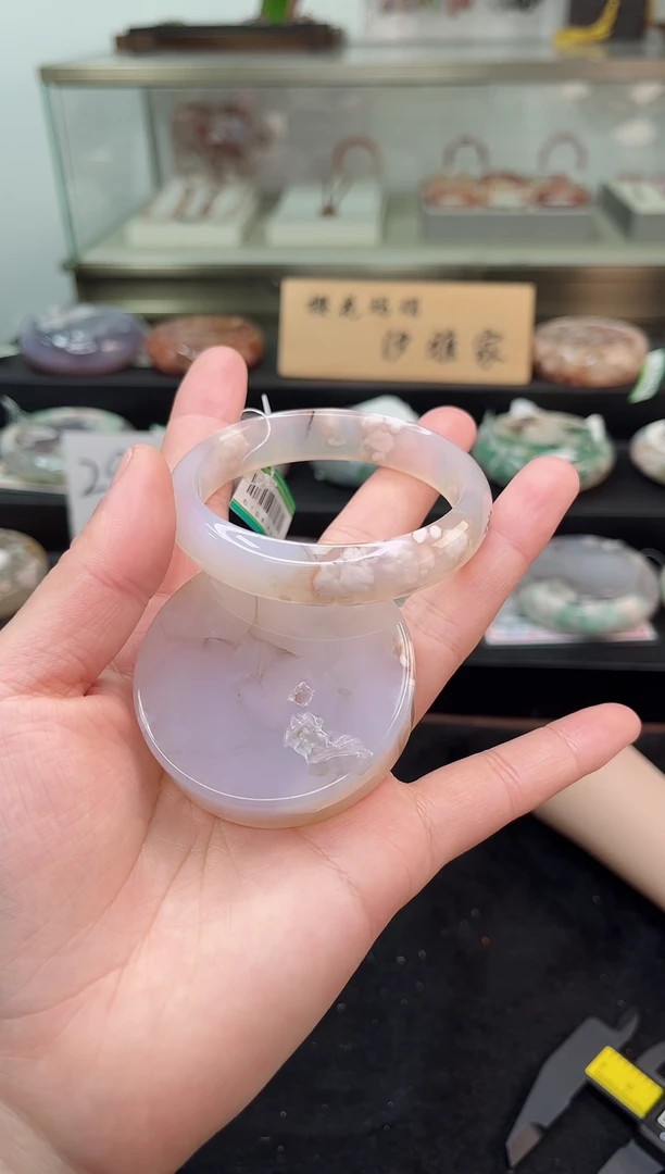未镶嵌手镯石英质玉55圈口（赠品镯心）3572054