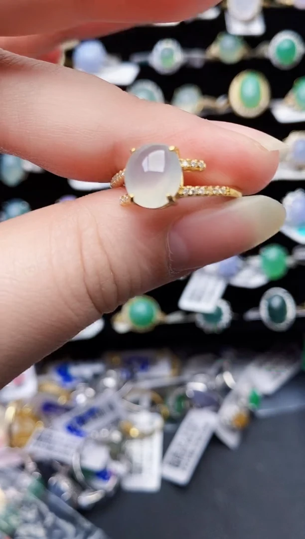 颈饰银S925镶嵌翡翠7276