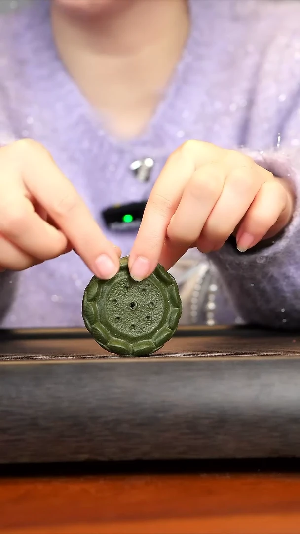 【闪购商品】紫砂茶壶绿泥莲花香插底座