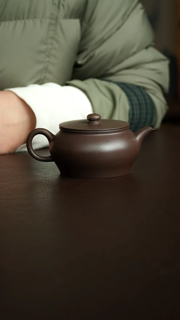 茶杯紫砂47号 李建军老师紫玉金砂明炉