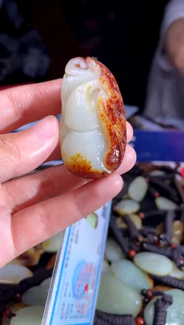 和田玉未镶嵌挂件1