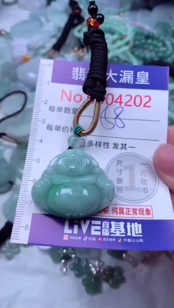 吊坠(不含链)未镶嵌翡翠4202