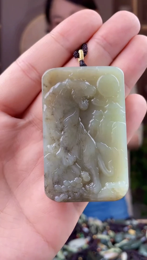 颈饰未镶嵌和田玉拍一发一，多样性发货