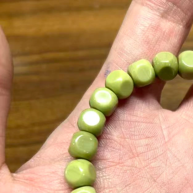 32001830老绿筛子珠手串（多样性发其一）211