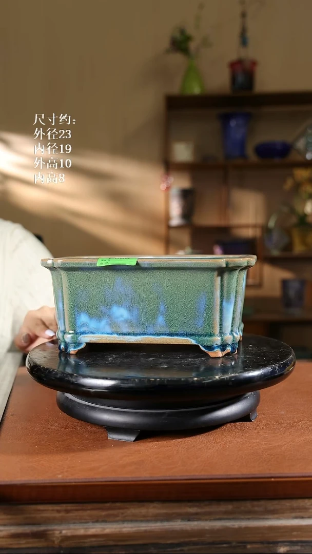 050   9寸海棠角长方盆