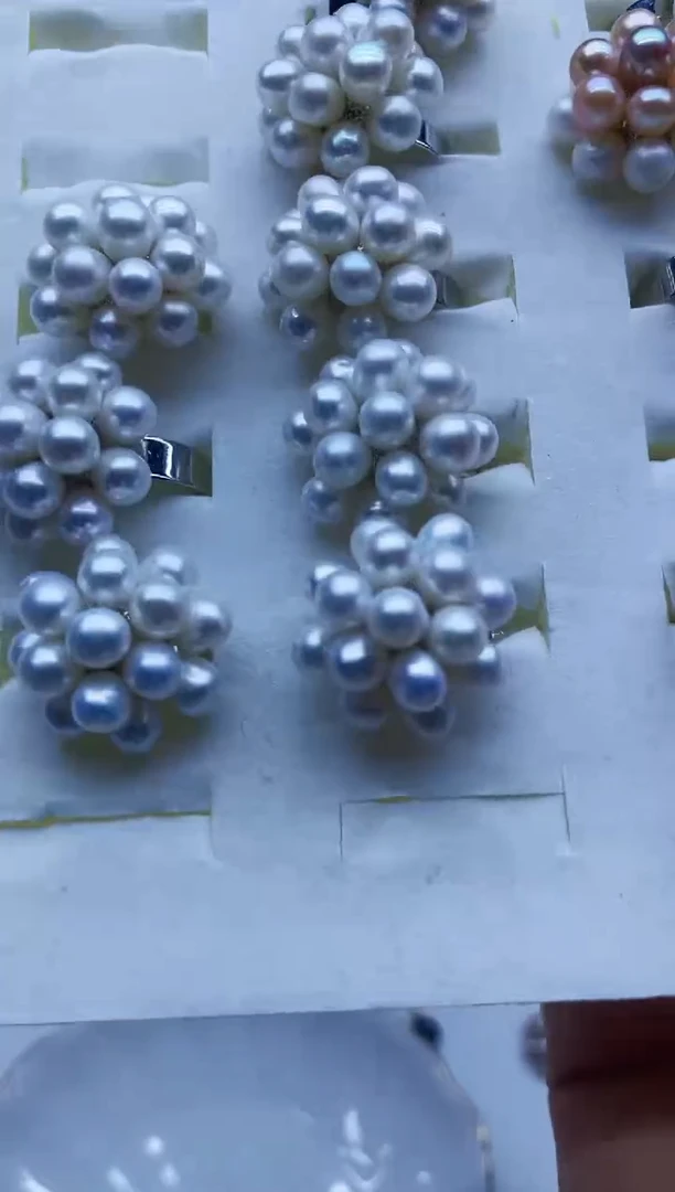 未镶嵌戒指淡水珍珠戒指多样性发其一