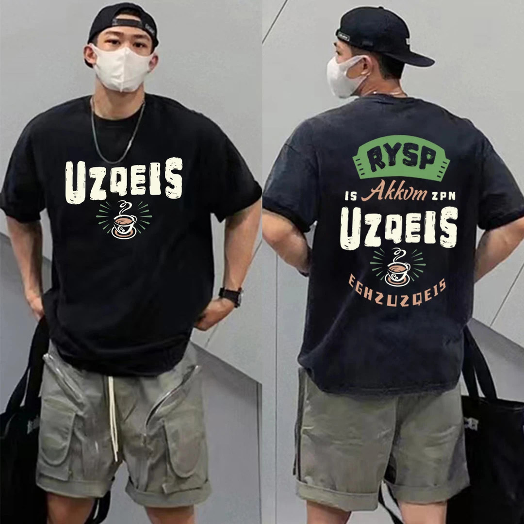 奥特莱斯清仓大码80-300宽松短袖T恤男士夏季体恤半袖上衣ins潮牌