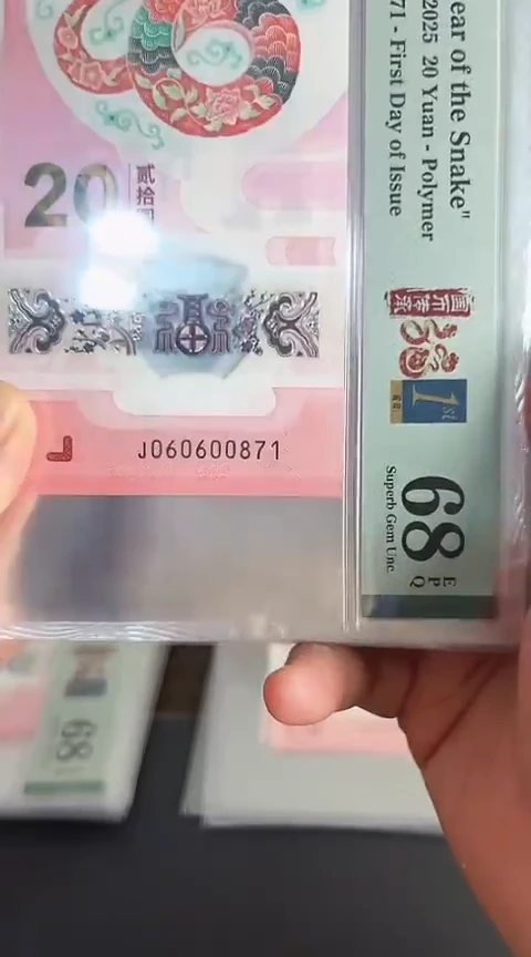 【闪购商品】塑料蛇钞单张060600871PMG68分