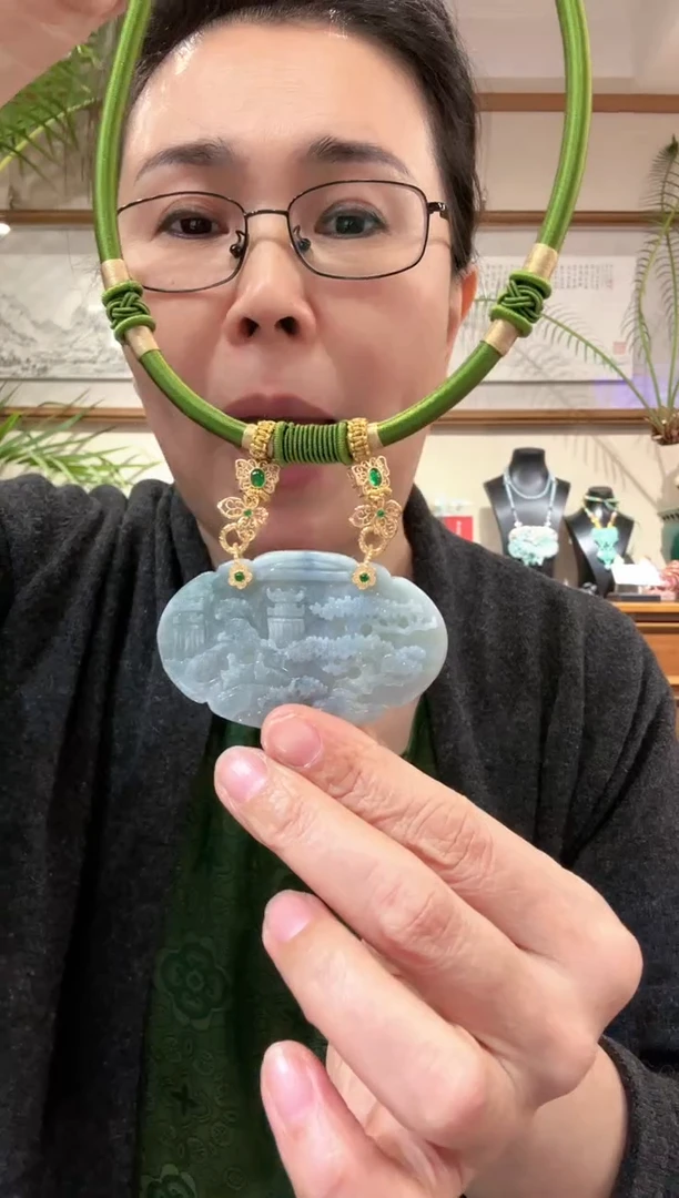 【闪购商品】翡翠颈饰未镶嵌国风