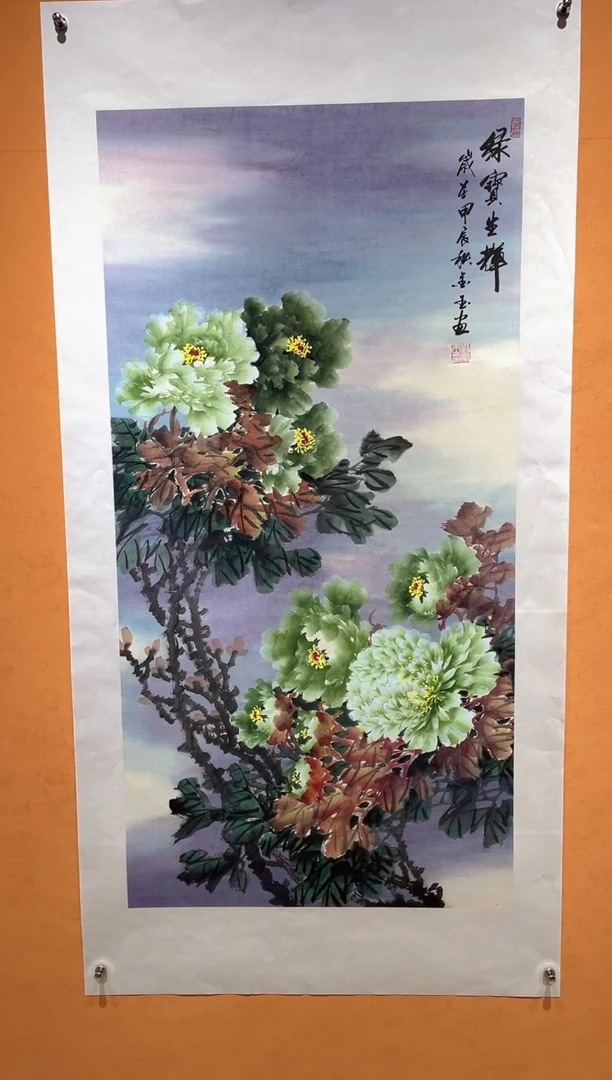 国画刘金玉老师亲笔手绘