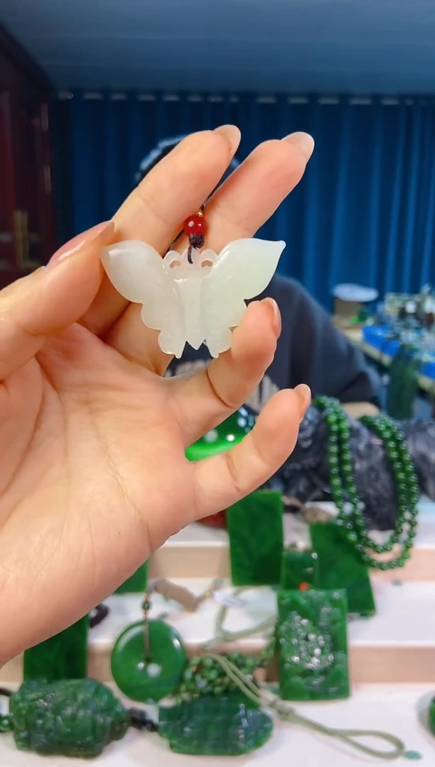 和田玉未镶嵌挂件1