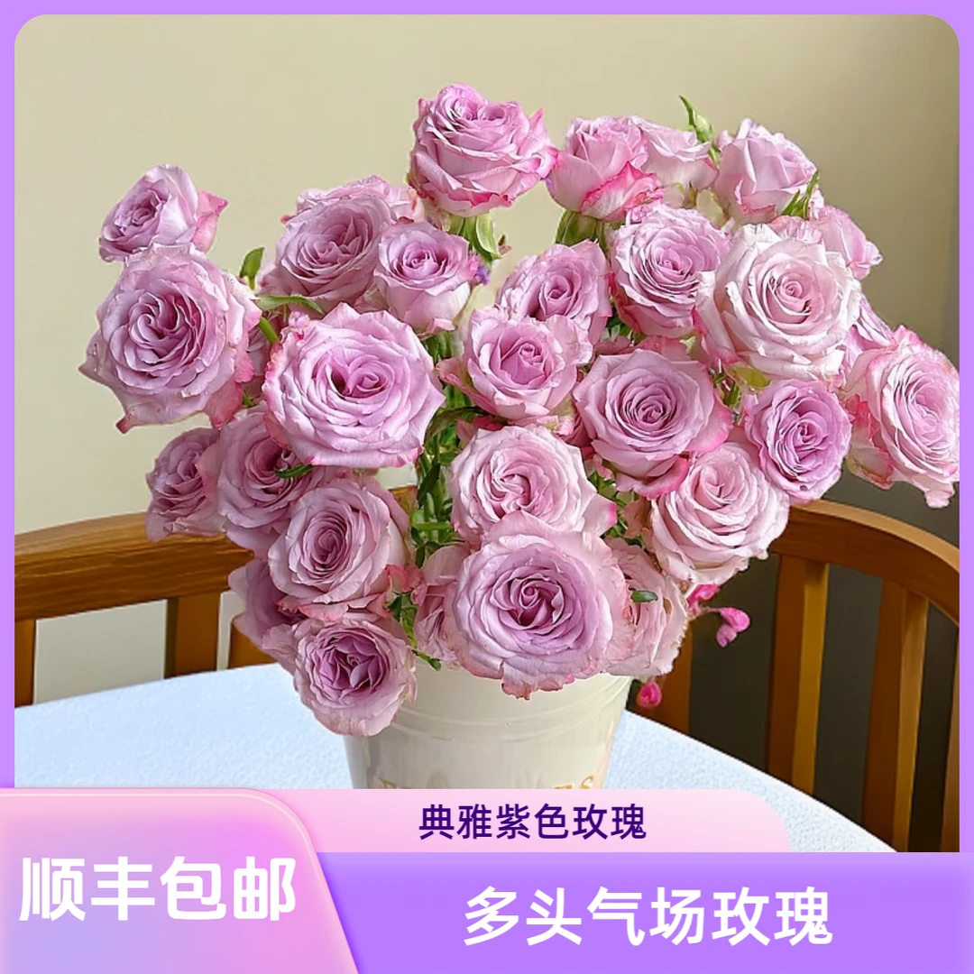 【花喜甄选】多头气场玫瑰泡泡鲜花蔷薇小玫瑰云南基地现摘现发