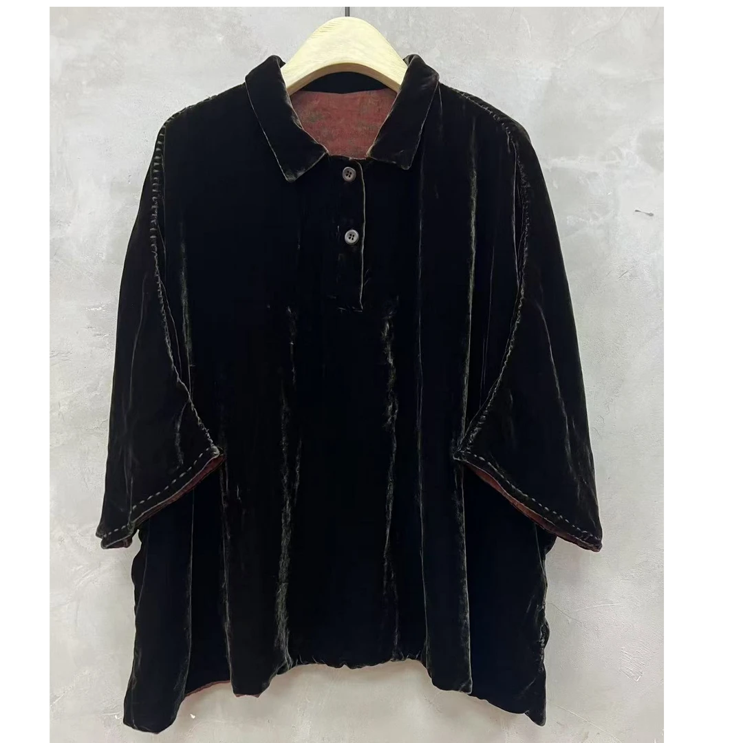 西子分享 6992 古蘭木 丝绒 百搭 轻奢【上衣 】