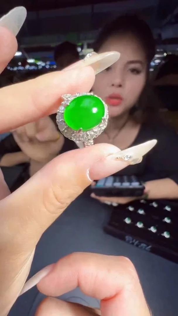 未镶嵌定制翡翠多样性发货戒指1