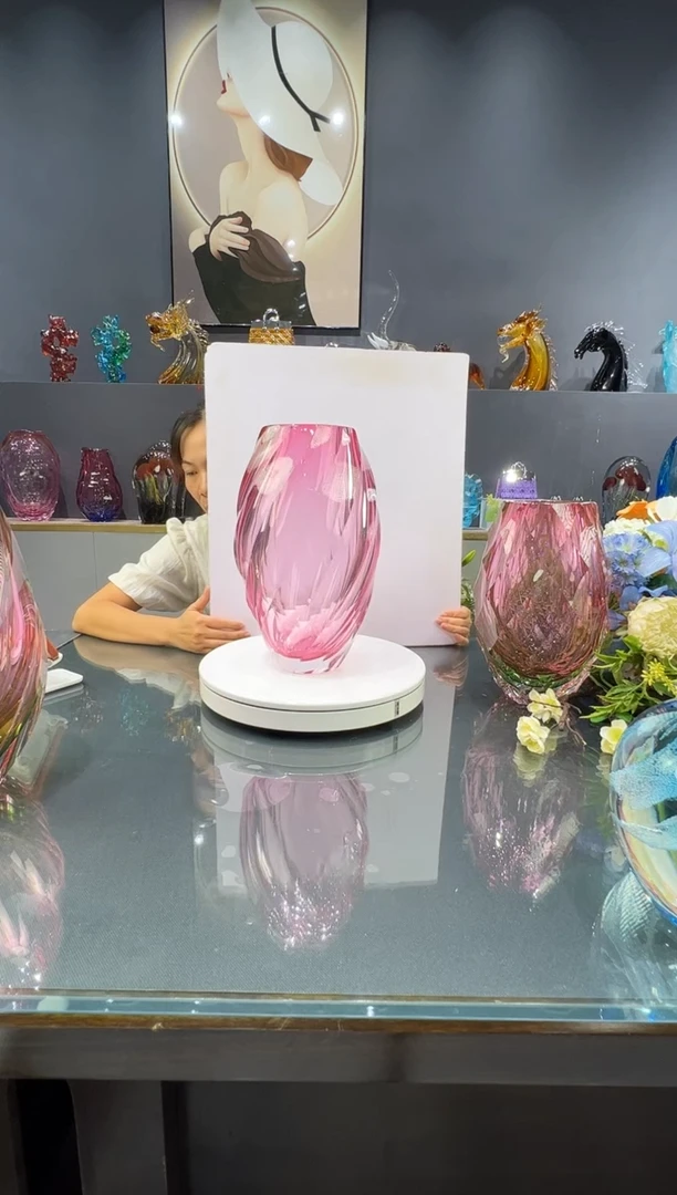 琉璃水晶琉璃花瓶1个