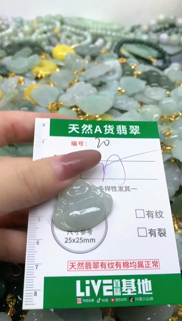 颈饰未镶嵌翡翠纯天然缅甸A货翡翠-20