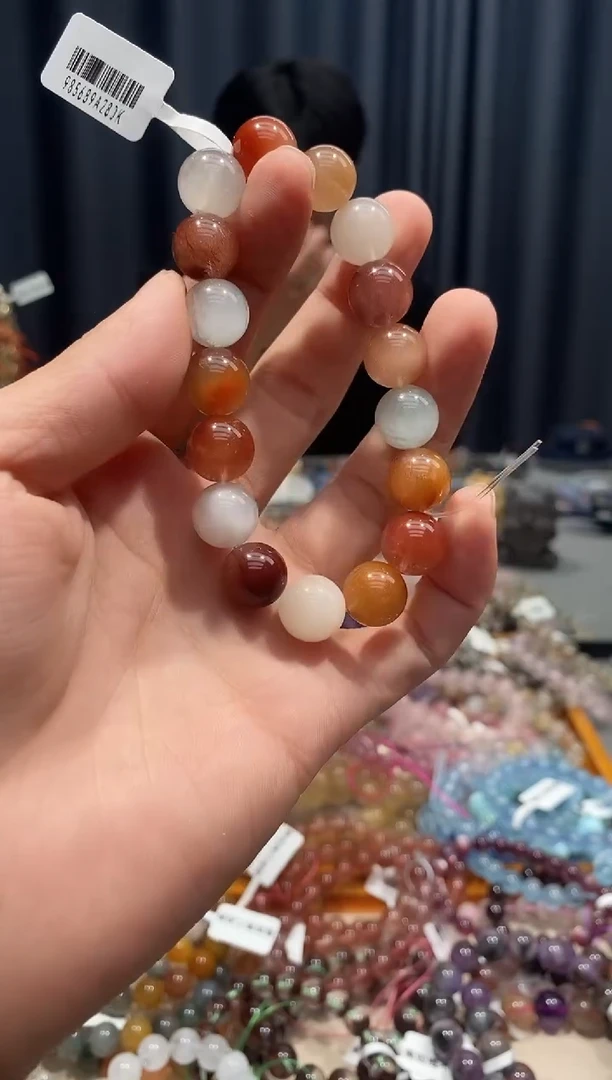 水晶手链未镶嵌i****宝彩兔毛