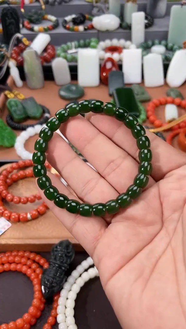 【闪购商品】和田玉手串未镶嵌多样性发一件THTY6278