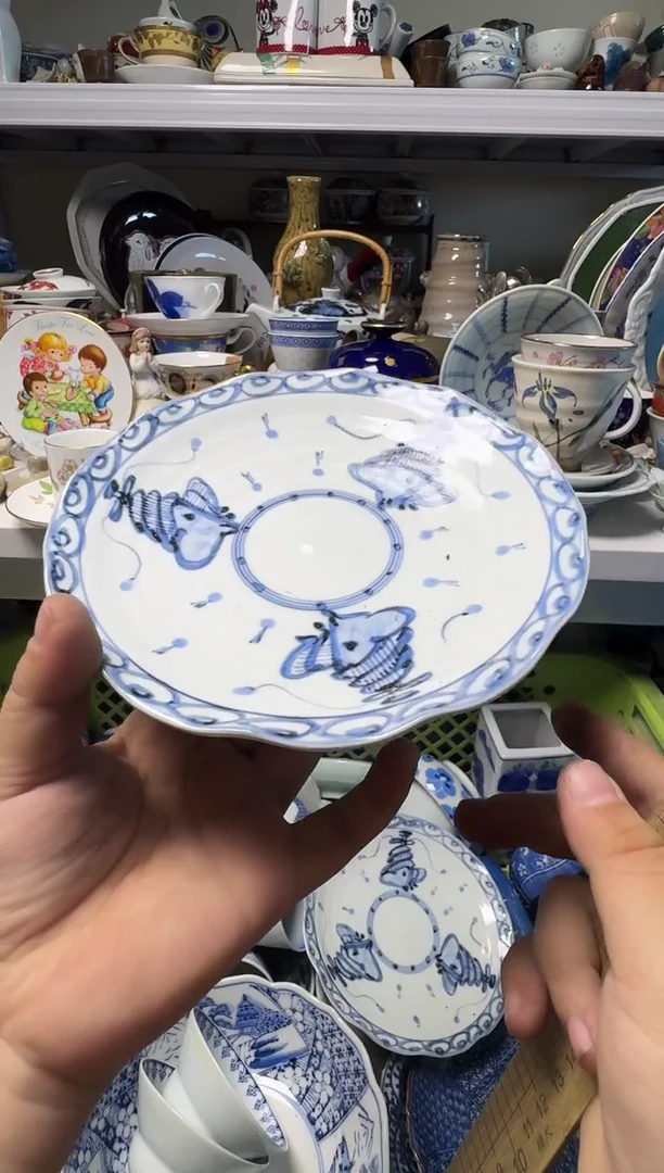 中古瓷器，默认微瑕-一个漂亮壶承